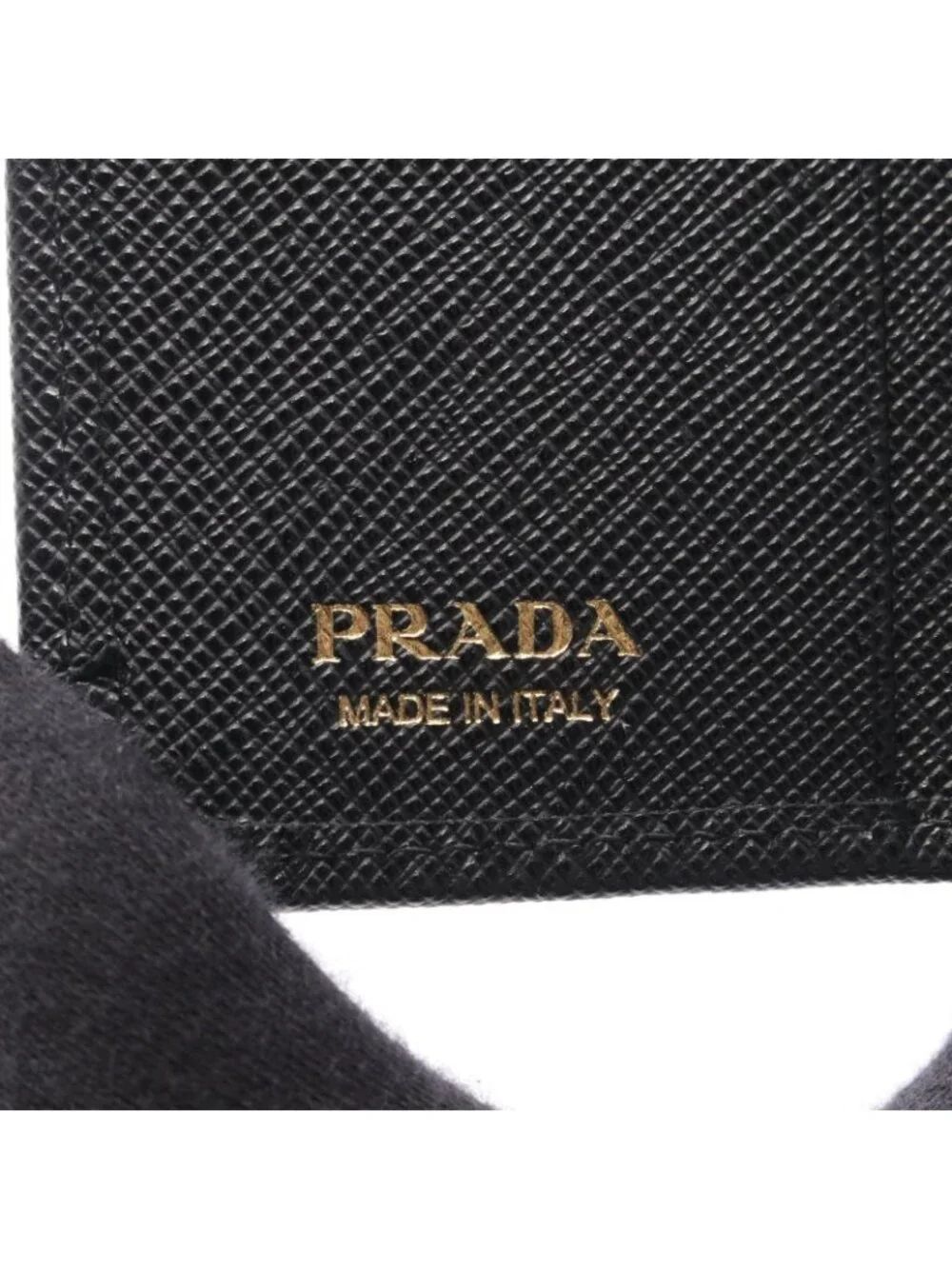 Prada Bifold Wallet Saffiano Metal Leather